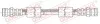 Bremsschlauch Vorderachse links Vorderachse rechts QUICK BRAKE 22.401