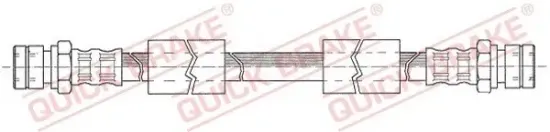 Bremsschlauch Vorderachse links Vorderachse rechts QUICK BRAKE 22.401 Bild Bremsschlauch Vorderachse links Vorderachse rechts QUICK BRAKE 22.401