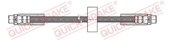 Bremsschlauch Vorderachse links Vorderachse rechts QUICK BRAKE 22.417 Bild Bremsschlauch Vorderachse links Vorderachse rechts QUICK BRAKE 22.417