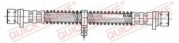 Bremsschlauch Hinterachse links Hinterachse rechts QUICK BRAKE 22.920