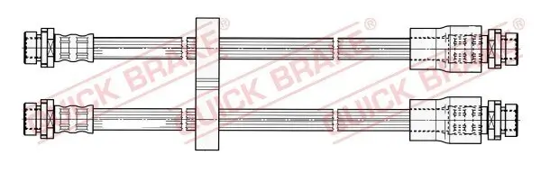Bremsschlauch Hinterachse links Hinterachse rechts QUICK BRAKE 22.923