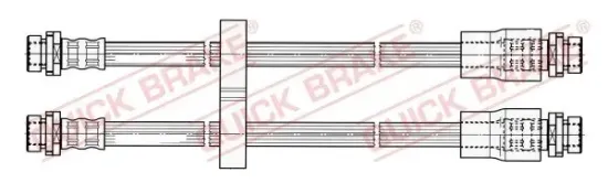 Bremsschlauch Hinterachse links Hinterachse rechts QUICK BRAKE 22.923 Bild Bremsschlauch Hinterachse links Hinterachse rechts QUICK BRAKE 22.923