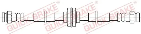 Bremsschlauch Vorderachse links Vorderachse rechts QUICK BRAKE 22.944