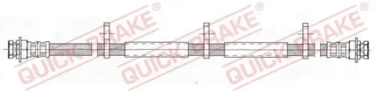 Bremsschlauch Hinterachse links Hinterachse rechts QUICK BRAKE 24.901 Bild Bremsschlauch Hinterachse links Hinterachse rechts QUICK BRAKE 24.901