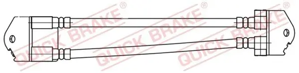 Bremsschlauch mitte QUICK BRAKE 25.009
