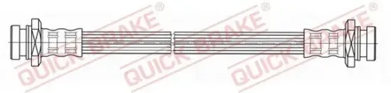Bremsschlauch Hinterachse links Hinterachse rechts QUICK BRAKE 25.020 Bild Bremsschlauch Hinterachse links Hinterachse rechts QUICK BRAKE 25.020
