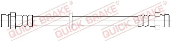 Bremsschlauch Hinterachse links Hinterachse rechts innen innen QUICK BRAKE 25.086