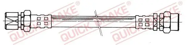 Bremsschlauch Hinterachse links Hinterachse rechts QUICK BRAKE 26.001