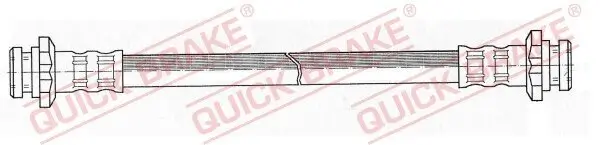 Bremsschlauch Hinterachse links Hinterachse rechts QUICK BRAKE 27.018