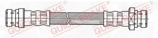 Bremsschlauch Hinterachse links Hinterachse rechts QUICK BRAKE 27.052 Bild Bremsschlauch Hinterachse links Hinterachse rechts QUICK BRAKE 27.052