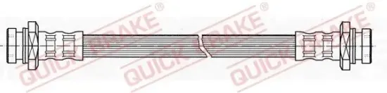 Bremsschlauch Hinterachse links Hinterachse rechts QUICK BRAKE 27.054 Bild Bremsschlauch Hinterachse links Hinterachse rechts QUICK BRAKE 27.054