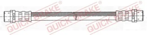 Bremsschlauch Hinterachse links Hinterachse rechts innen innen QUICK BRAKE 27.072
