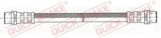 Bremsschlauch Hinterachse links Hinterachse rechts innen innen QUICK BRAKE 27.072 Bild Bremsschlauch Hinterachse links Hinterachse rechts innen innen QUICK BRAKE 27.072