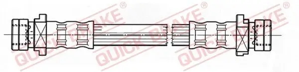 Bremsschlauch Hinterachse links Hinterachse rechts QUICK BRAKE 27.094
