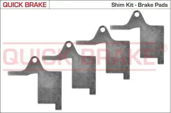 Anti-Quietsch-Folie, Bremsbelag (Rückenplatte) QUICK BRAKE 2896K Bild Anti-Quietsch-Folie, Bremsbelag (Rückenplatte) QUICK BRAKE 2896K