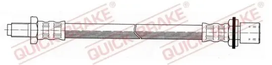 Bremsschlauch Vorderachse links Vorderachse rechts außen außen QUICK BRAKE 32.057 Bild Bremsschlauch Vorderachse links Vorderachse rechts außen außen QUICK BRAKE 32.057