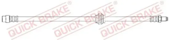 Bremsschlauch Vorderachse links Vorderachse rechts QUICK BRAKE 32.116 Bild Bremsschlauch Vorderachse links Vorderachse rechts QUICK BRAKE 32.116