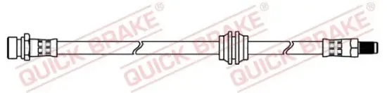 Bremsschlauch Vorderachse links Vorderachse rechts QUICK BRAKE 32.118 Bild Bremsschlauch Vorderachse links Vorderachse rechts QUICK BRAKE 32.118