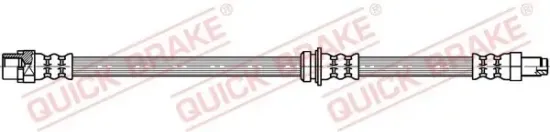 Bremsschlauch Hinterachse links Hinterachse rechts außen außen QUICK BRAKE 32.121 Bild Bremsschlauch Hinterachse links Hinterachse rechts außen außen QUICK BRAKE 32.121