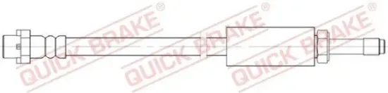 Bremsschlauch Hinterachse links Hinterachse rechts außen außen QUICK BRAKE 32.129 Bild Bremsschlauch Hinterachse links Hinterachse rechts außen außen QUICK BRAKE 32.129