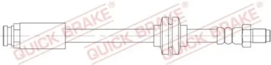 Bremsschlauch Vorderachse links Vorderachse rechts QUICK BRAKE 32.215 Bild Bremsschlauch Vorderachse links Vorderachse rechts QUICK BRAKE 32.215