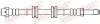 Bremsschlauch Hinterachse links Hinterachse rechts QUICK BRAKE 32.220