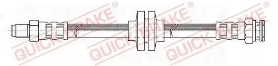 Bremsschlauch Hinterachse links Hinterachse rechts QUICK BRAKE 32.323 Bild Bremsschlauch Hinterachse links Hinterachse rechts QUICK BRAKE 32.323