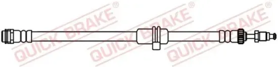 Bremsschlauch Vorderachse links Vorderachse rechts QUICK BRAKE 32.353 Bild Bremsschlauch Vorderachse links Vorderachse rechts QUICK BRAKE 32.353