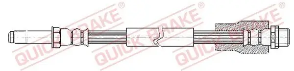 Bremsschlauch Hinterachse links Hinterachse rechts QUICK BRAKE 32.420