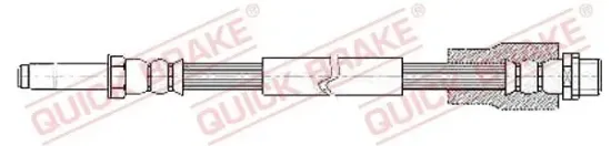 Bremsschlauch Hinterachse links Hinterachse rechts QUICK BRAKE 32.420 Bild Bremsschlauch Hinterachse links Hinterachse rechts QUICK BRAKE 32.420