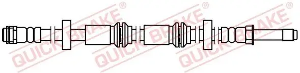 Bremsschlauch Vorderachse links Vorderachse rechts QUICK BRAKE 32.706