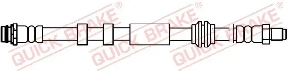 Bremsschlauch Vorderachse links Vorderachse rechts QUICK BRAKE 32.707