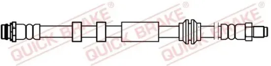 Bremsschlauch Vorderachse links Vorderachse rechts QUICK BRAKE 32.707 Bild Bremsschlauch Vorderachse links Vorderachse rechts QUICK BRAKE 32.707