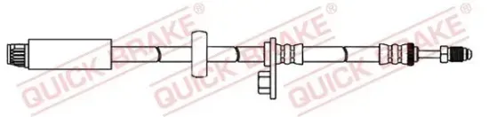 Bremsschlauch Vorderachse links Vorderachse rechts QUICK BRAKE 32.806 Bild Bremsschlauch Vorderachse links Vorderachse rechts QUICK BRAKE 32.806