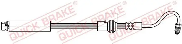 Bremsschlauch Hinterachse links QUICK BRAKE 32.807