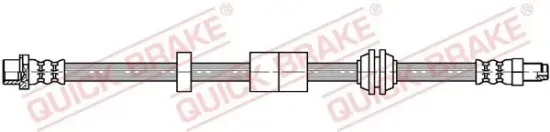 Bremsschlauch Vorderachse links Vorderachse rechts QUICK BRAKE 32.814 Bild Bremsschlauch Vorderachse links Vorderachse rechts QUICK BRAKE 32.814