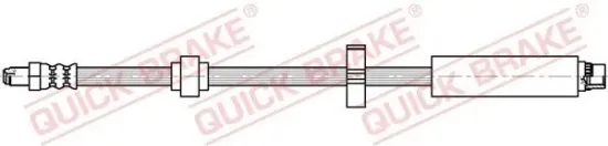 Bremsschlauch Vorderachse links Vorderachse rechts QUICK BRAKE 32.818 Bild Bremsschlauch Vorderachse links Vorderachse rechts QUICK BRAKE 32.818