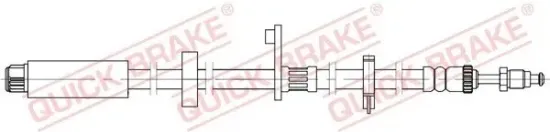 Bremsschlauch Vorderachse links Vorderachse rechts QUICK BRAKE 32.824 Bild Bremsschlauch Vorderachse links Vorderachse rechts QUICK BRAKE 32.824