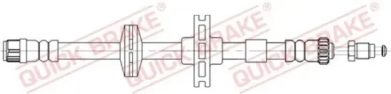 Bremsschlauch Vorderachse links Vorderachse rechts QUICK BRAKE 32.839 Bild Bremsschlauch Vorderachse links Vorderachse rechts QUICK BRAKE 32.839