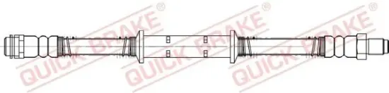 Bremsschlauch Vorderachse links Vorderachse rechts QUICK BRAKE 32.843 Bild Bremsschlauch Vorderachse links Vorderachse rechts QUICK BRAKE 32.843