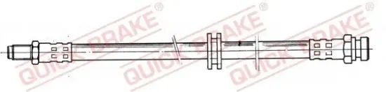 Bremsschlauch Vorderachse links Vorderachse rechts QUICK BRAKE 32.927 Bild Bremsschlauch Vorderachse links Vorderachse rechts QUICK BRAKE 32.927