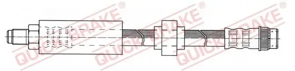 Bremsschlauch Vorderachse links Vorderachse rechts QUICK BRAKE 32.950
