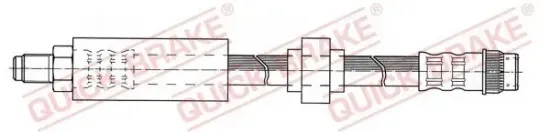Bremsschlauch Vorderachse links Vorderachse rechts QUICK BRAKE 32.950 Bild Bremsschlauch Vorderachse links Vorderachse rechts QUICK BRAKE 32.950