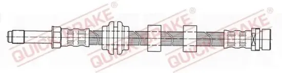 Bremsschlauch QUICK BRAKE 32.963 Bild Bremsschlauch QUICK BRAKE 32.963