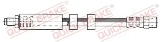 Bremsschlauch Hinterachse links Hinterachse rechts QUICK BRAKE 32.972 Bild Bremsschlauch Hinterachse links Hinterachse rechts QUICK BRAKE 32.972