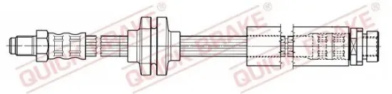 Bremsschlauch QUICK BRAKE 35.902 Bild Bremsschlauch QUICK BRAKE 35.902