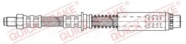 Bremsschlauch Vorderachse links Vorderachse rechts QUICK BRAKE 35.903
