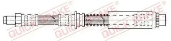 Bremsschlauch Vorderachse links Vorderachse rechts QUICK BRAKE 35.903 Bild Bremsschlauch Vorderachse links Vorderachse rechts QUICK BRAKE 35.903