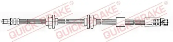 Bremsschlauch Vorderachse links Vorderachse rechts QUICK BRAKE 35.909