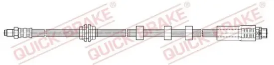 Bremsschlauch Vorderachse links Vorderachse rechts QUICK BRAKE 35.911 Bild Bremsschlauch Vorderachse links Vorderachse rechts QUICK BRAKE 35.911